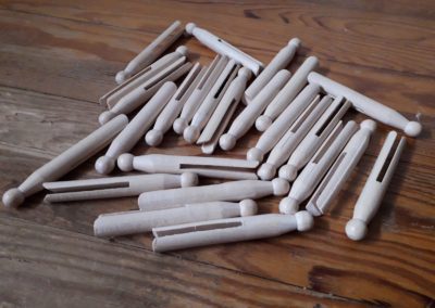 Pinces à linges en bois