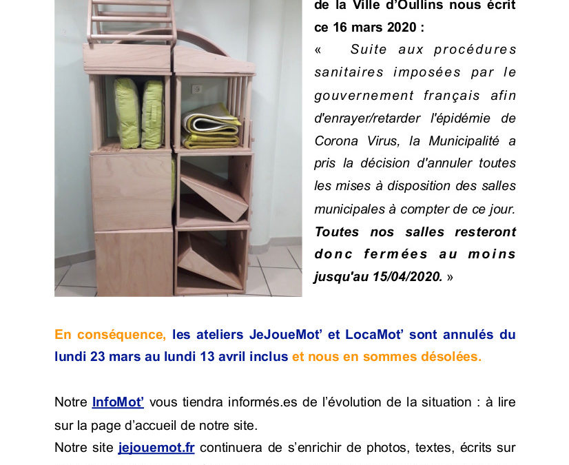 InfoMot’ du 16 mars