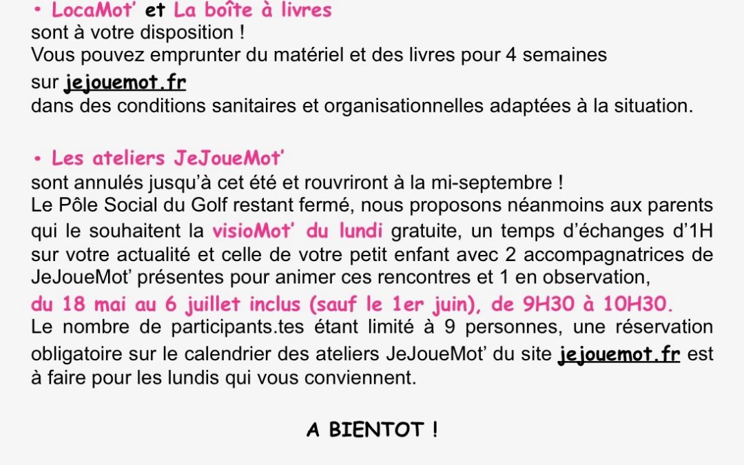 Rétrospective des partages de la semaine du 8 mai