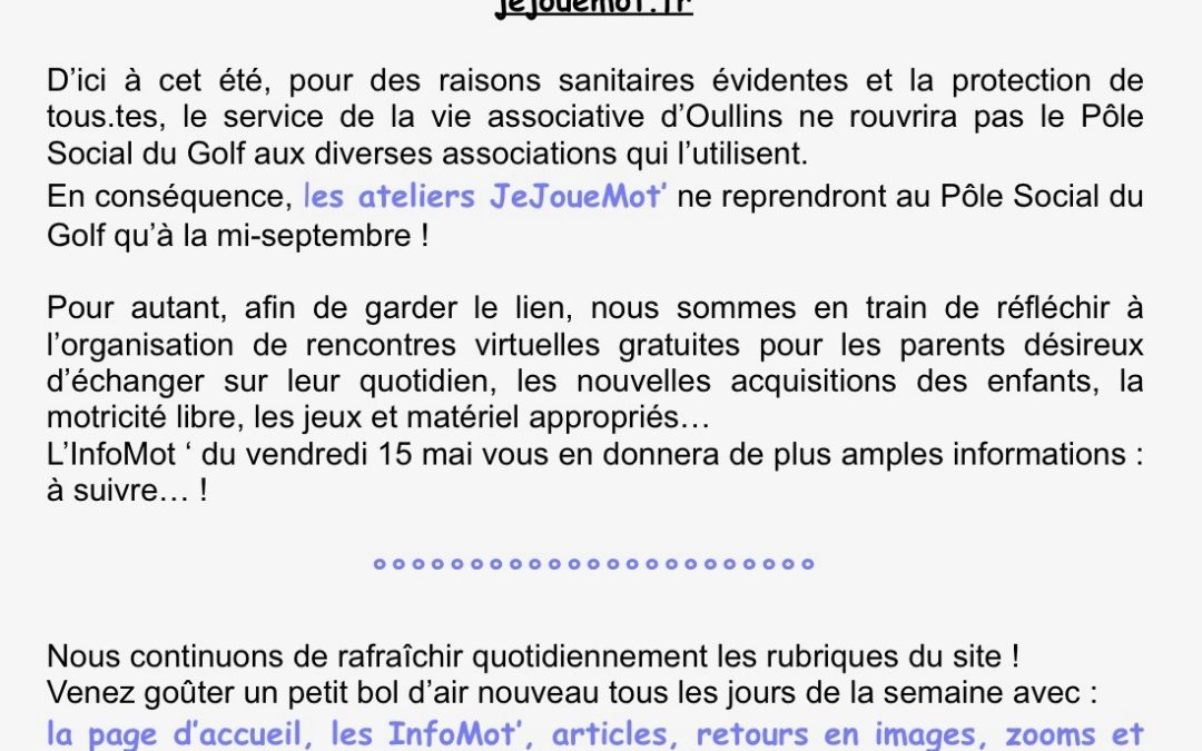 Rétrospective des partages de la semaine du 1er mai