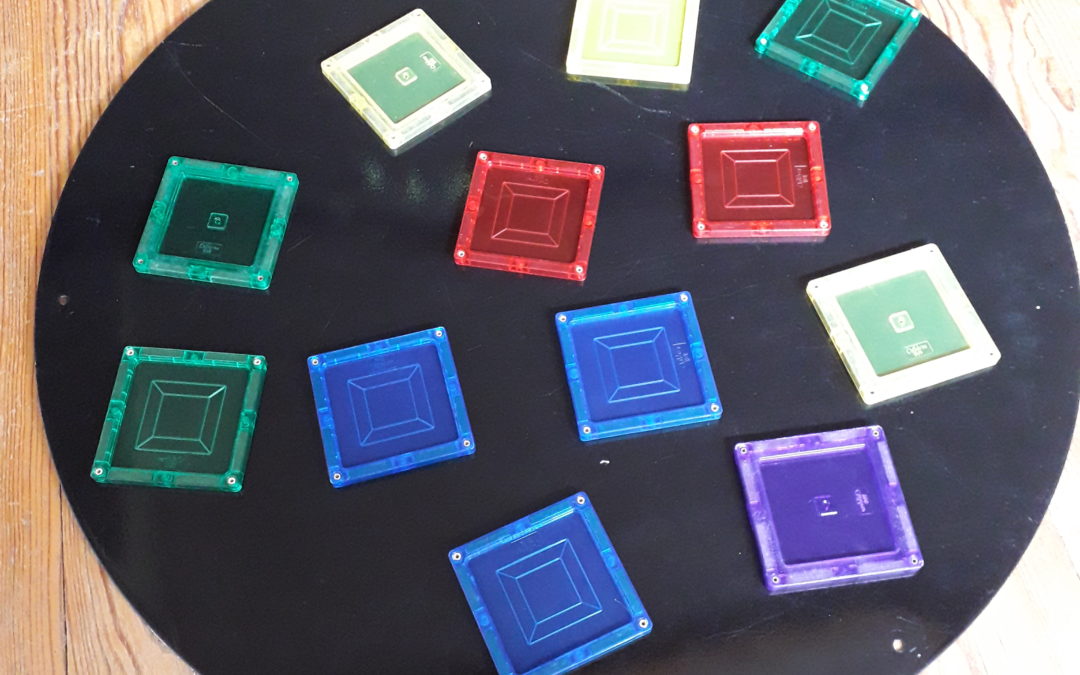 Carrés de jeu magnétiques