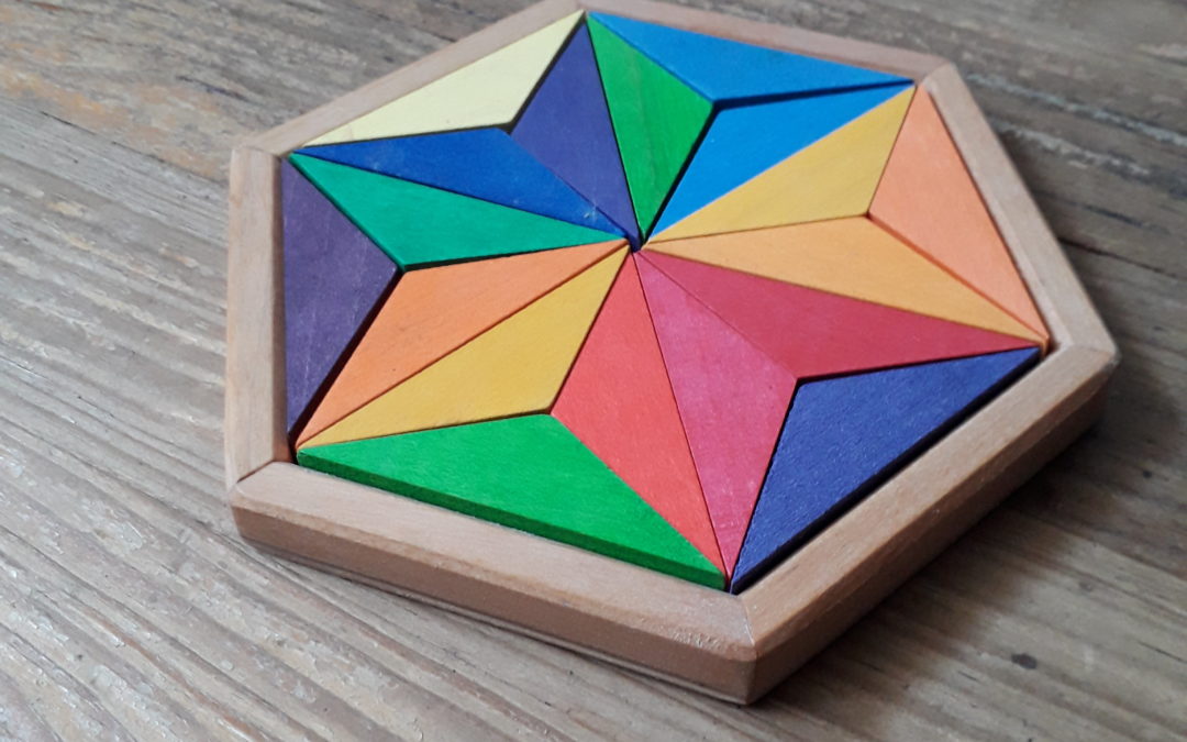 Puzzle créatif en bois “Petite étoile”