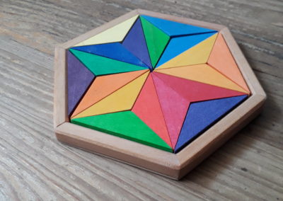 Puzzle créatif en bois “Petite étoile”