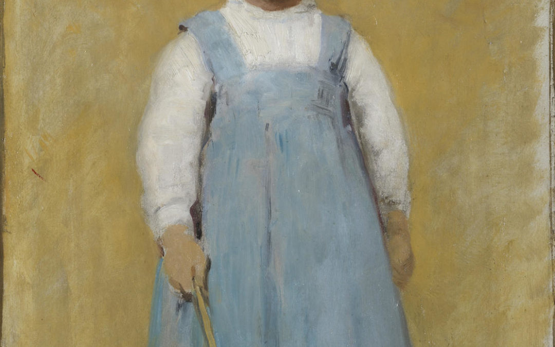 Le petit Bernard, huile sur bois 1912