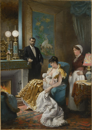 Avant le bal, vers 1886