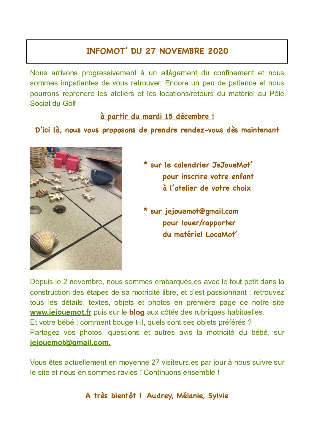InfoMot du 27 novembre 2020