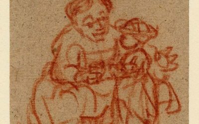 Rembrandt, sanguine vers 1634
