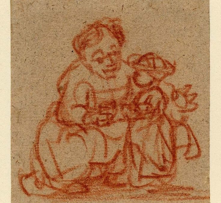 Rembrandt, sanguine vers 1634