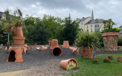 « Depodepo » le jardin public imaginé par Claude Ponti à Nantes