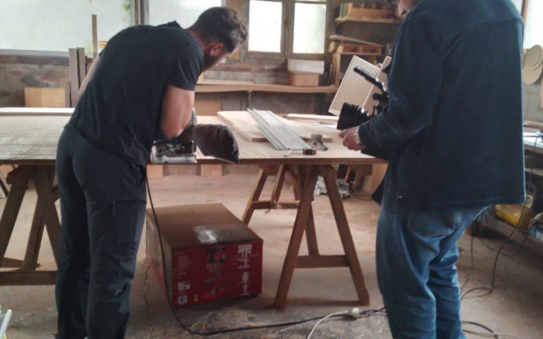 En visite chez notre menuisier