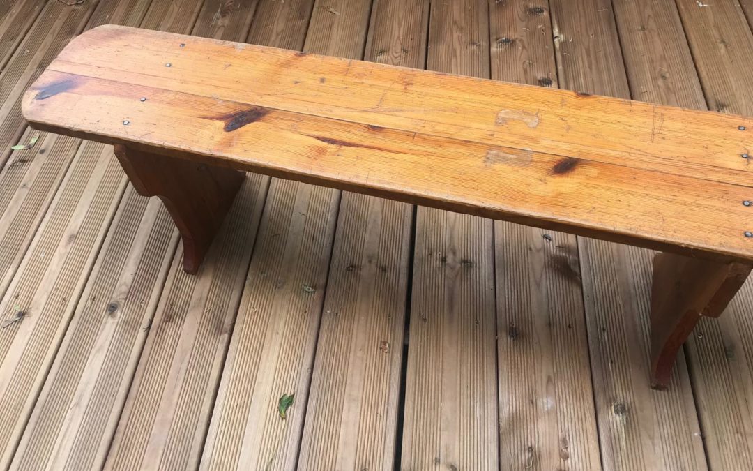 Banc en bois