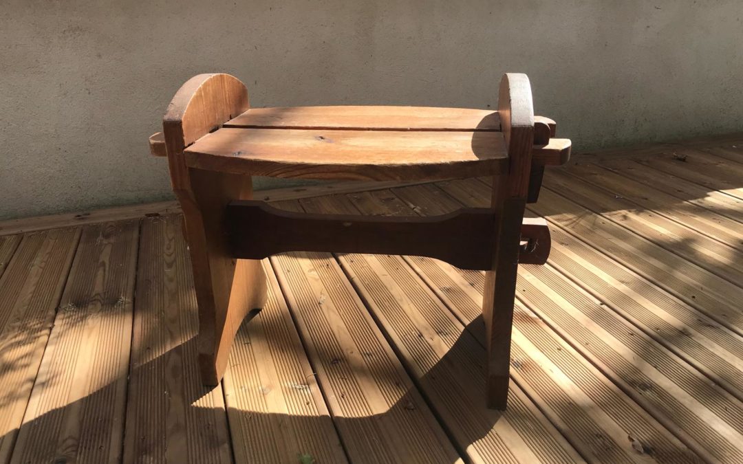 Table banc en bois