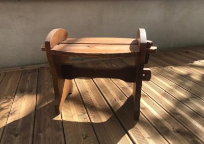 Table banc en bois